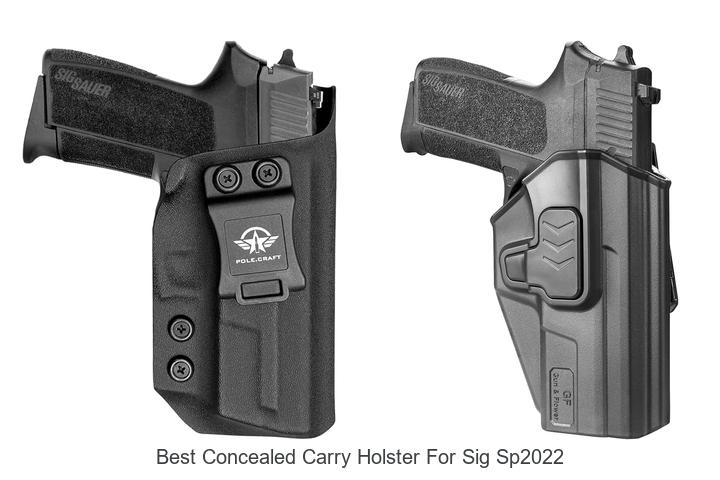Top 12 Best Concealed Carry Holster For Sig SP2022 Revealed!