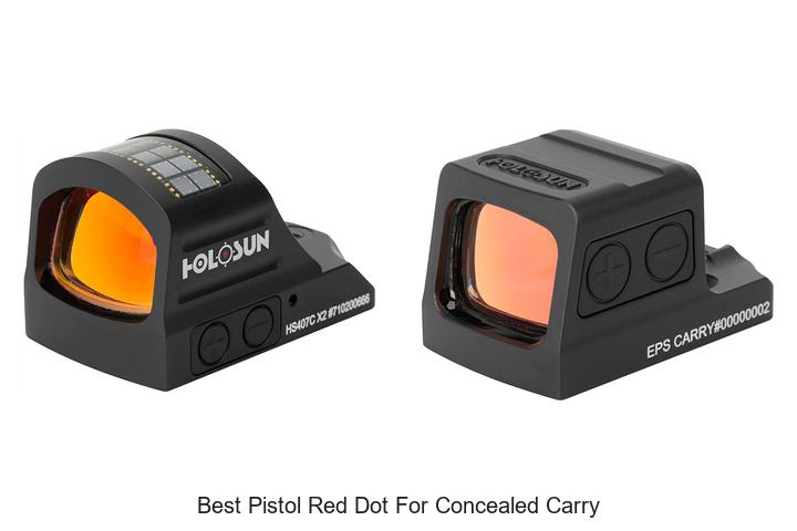 Top 12 Best Pistol Red Dot for Concealed Carry You Need!