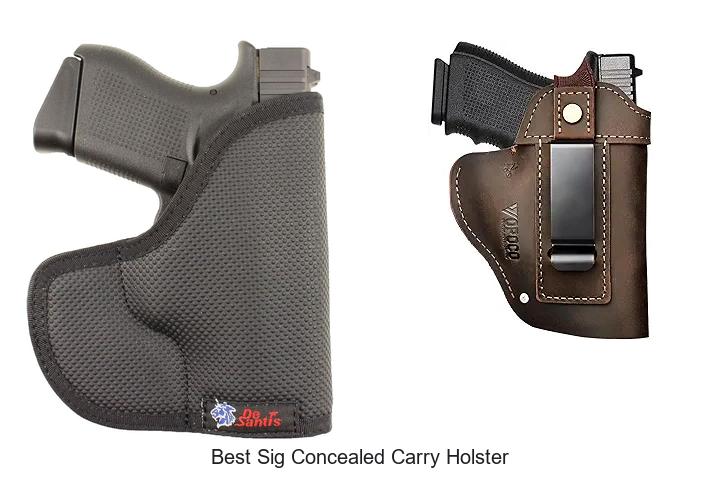 Top 12 Best Sig Concealed Carry Holster You Can’t Miss