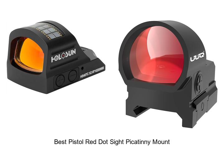 Top 12 Best Pistol Red Dot Sight Picatinny Mounts Revealed!
