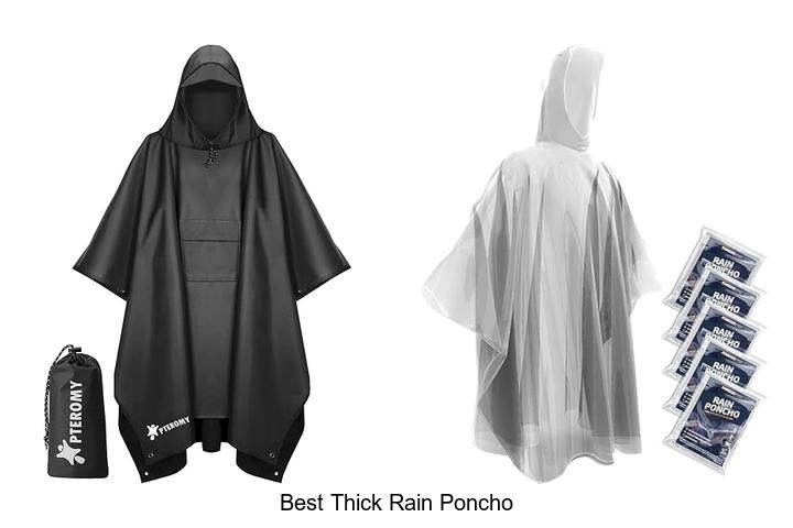 Top 10 Best Thick Rain Poncho That Will Keep You Dry!