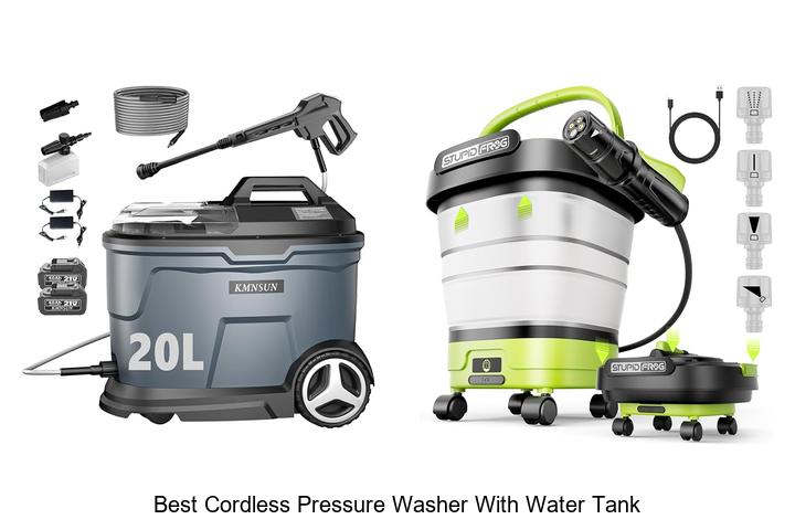Top 12 Best Cordless Pressure Washer With Water Tank Reviewed!