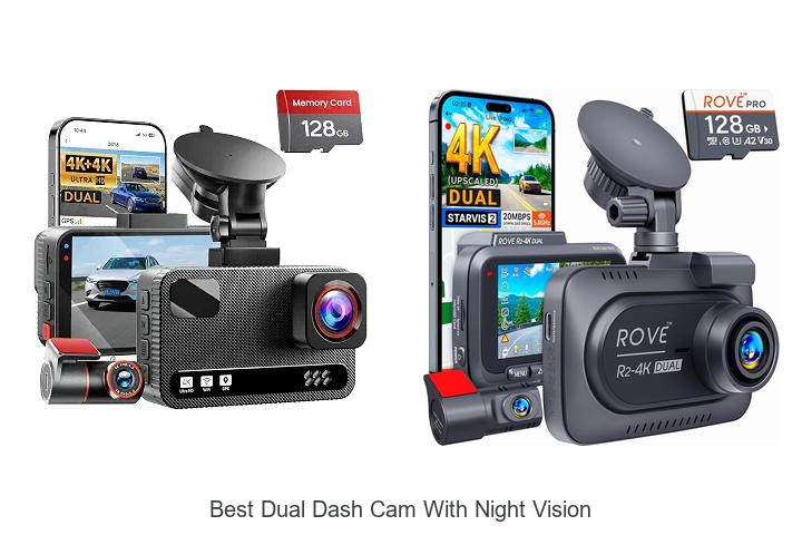 Top 12 Best Dual Dash Cam With Night Vision That Impress